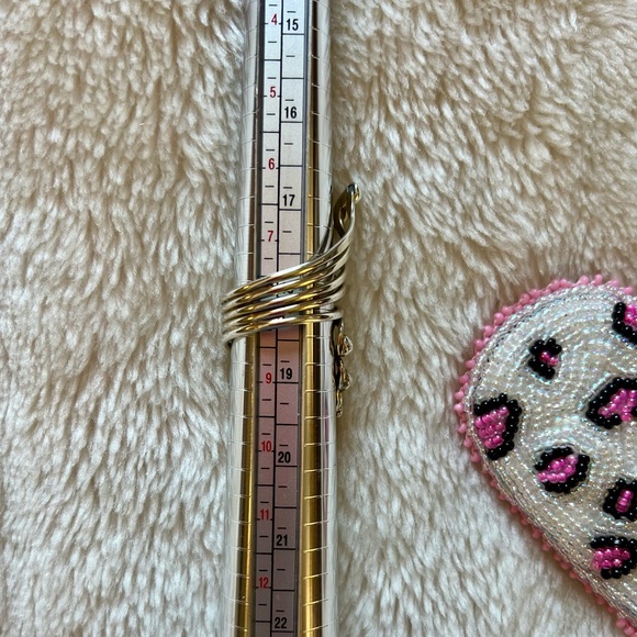 Ladies Sterling Silver Bypass Ring - Picture 3 of 6